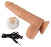 Realistyczne wibrujące dildo wibrator sterowany pilotem 